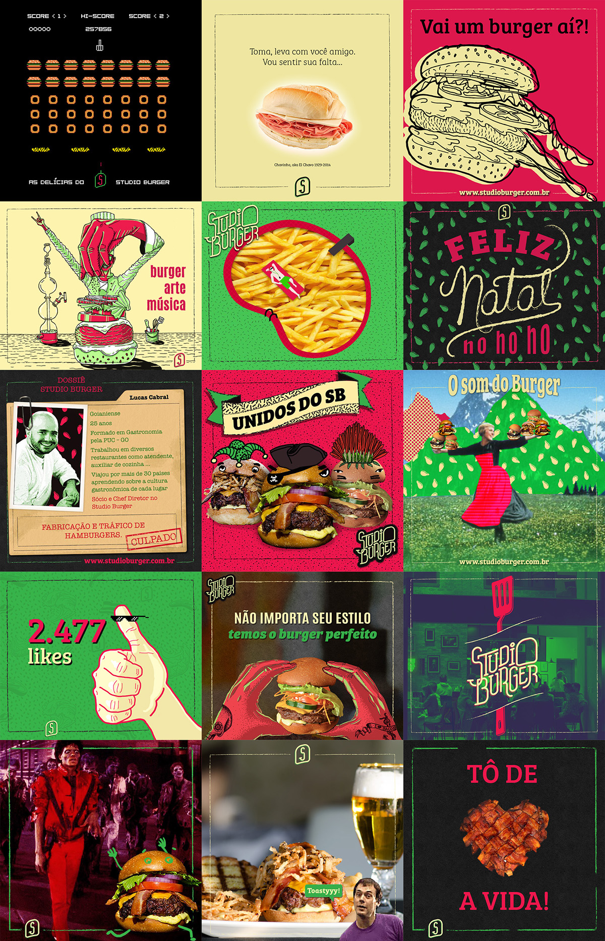 visual identity hamburger burger studio art black grunge restaurant hamburgueria lettering