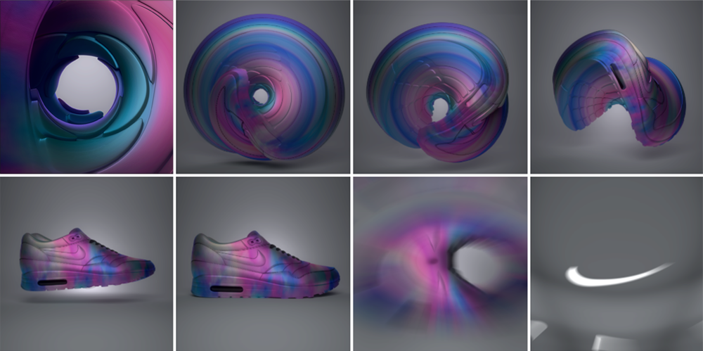 3D 3drender Nike flex animation  3dmotion digitalart 3dsmax piacentino modeling