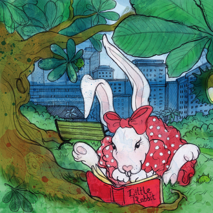 graphic Character book children children book sweet cute bunny