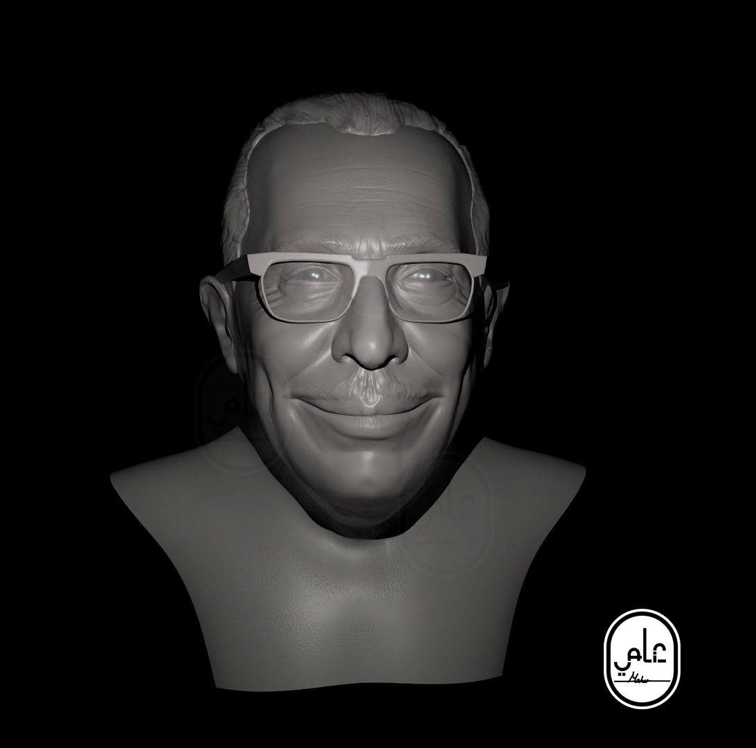 3d art actor bust cairo egypt egyptian likenesss portrait Sculpt Zbrush