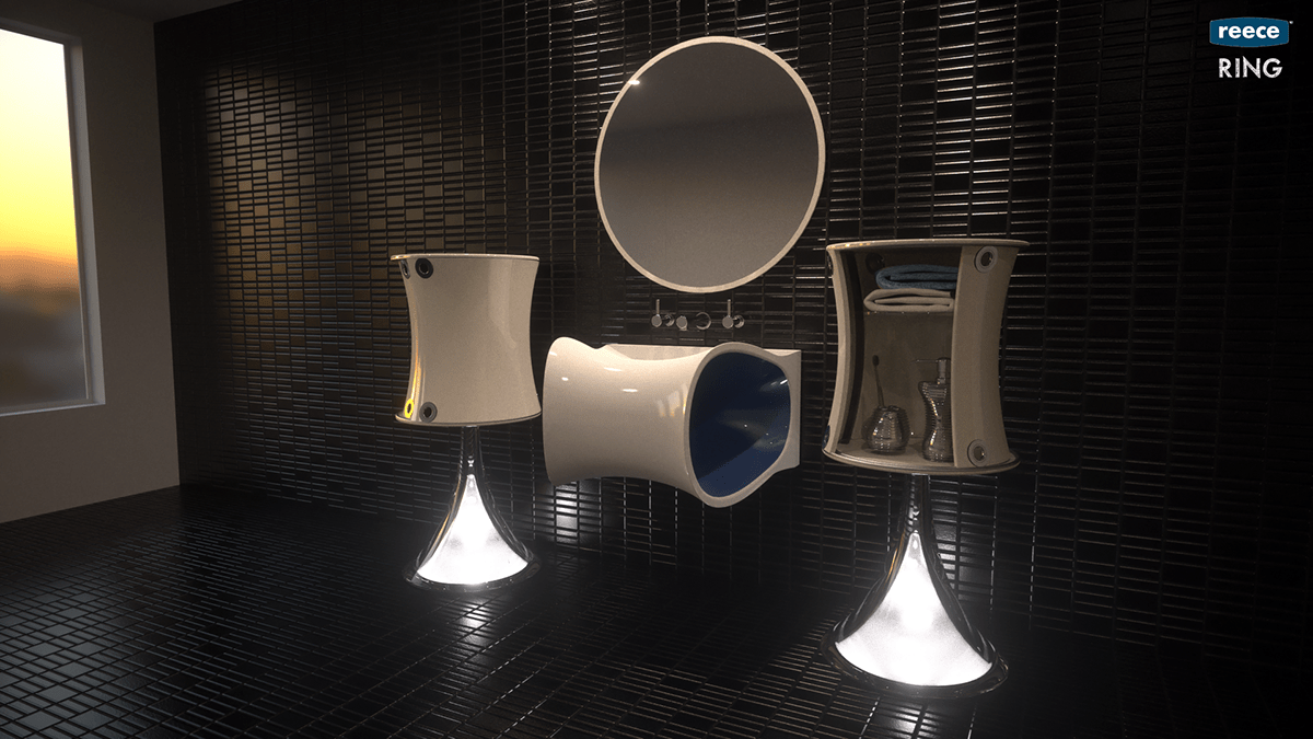 furniture design 3D bathroom
