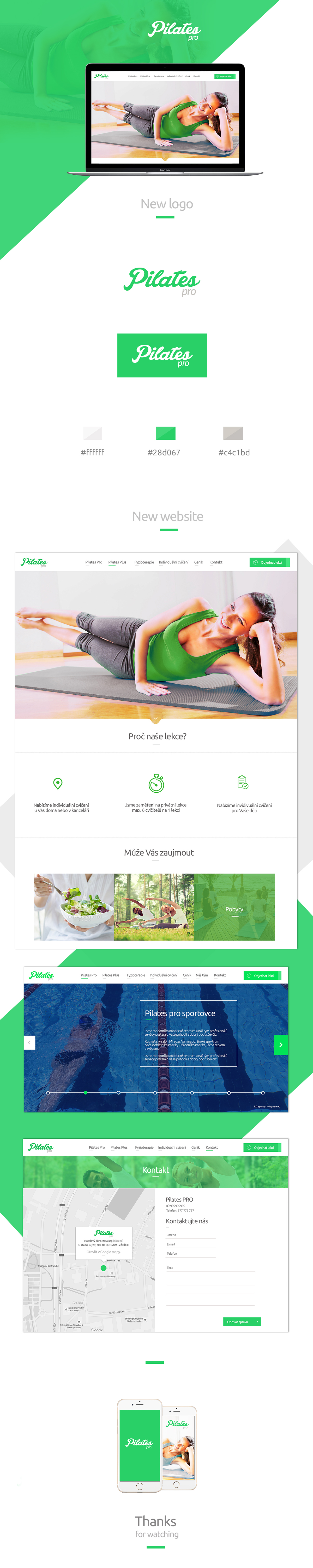 Pilates lifestyle Website Responsive Design