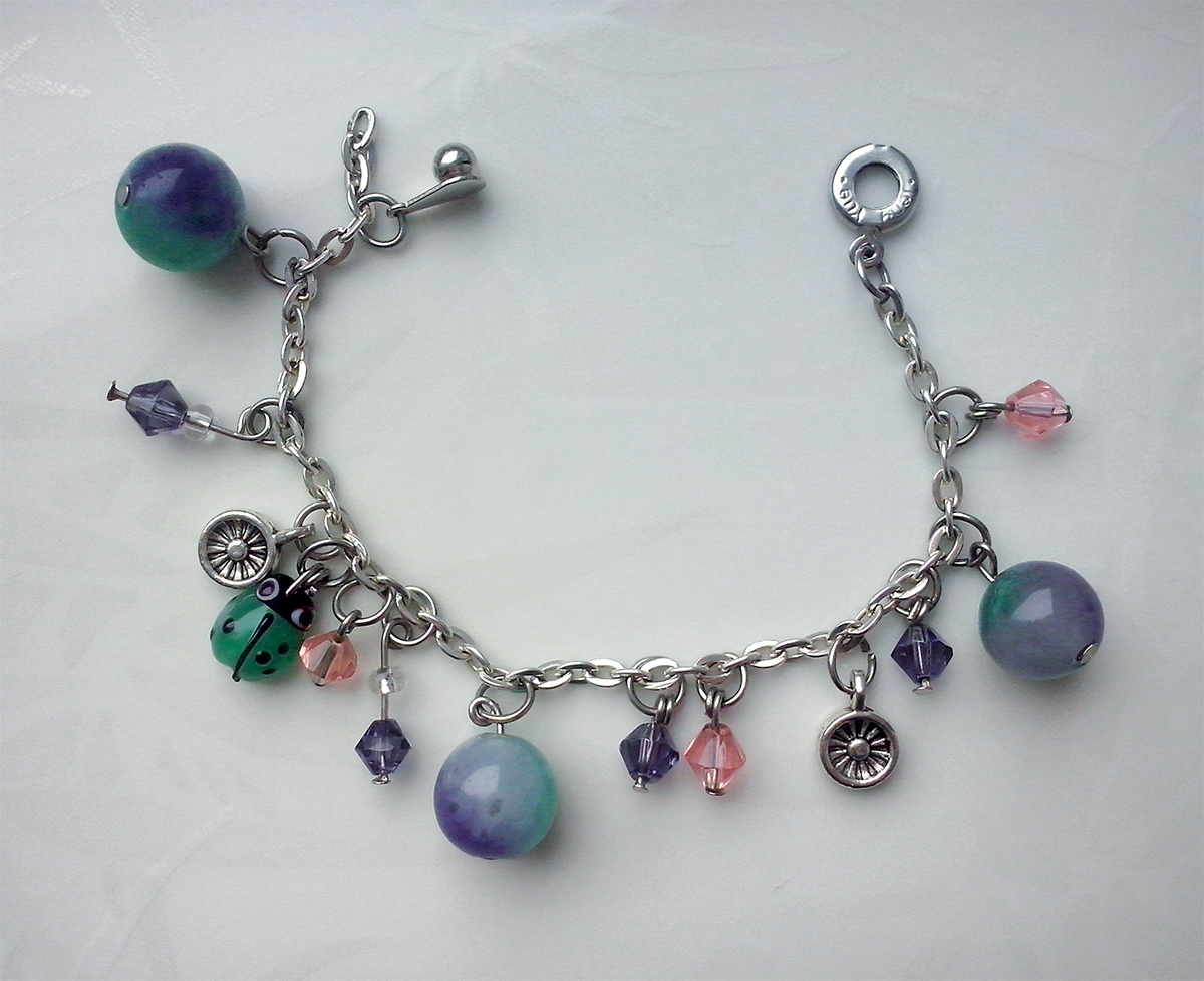 bracelet hand-made chain bead Marine theme Accessory