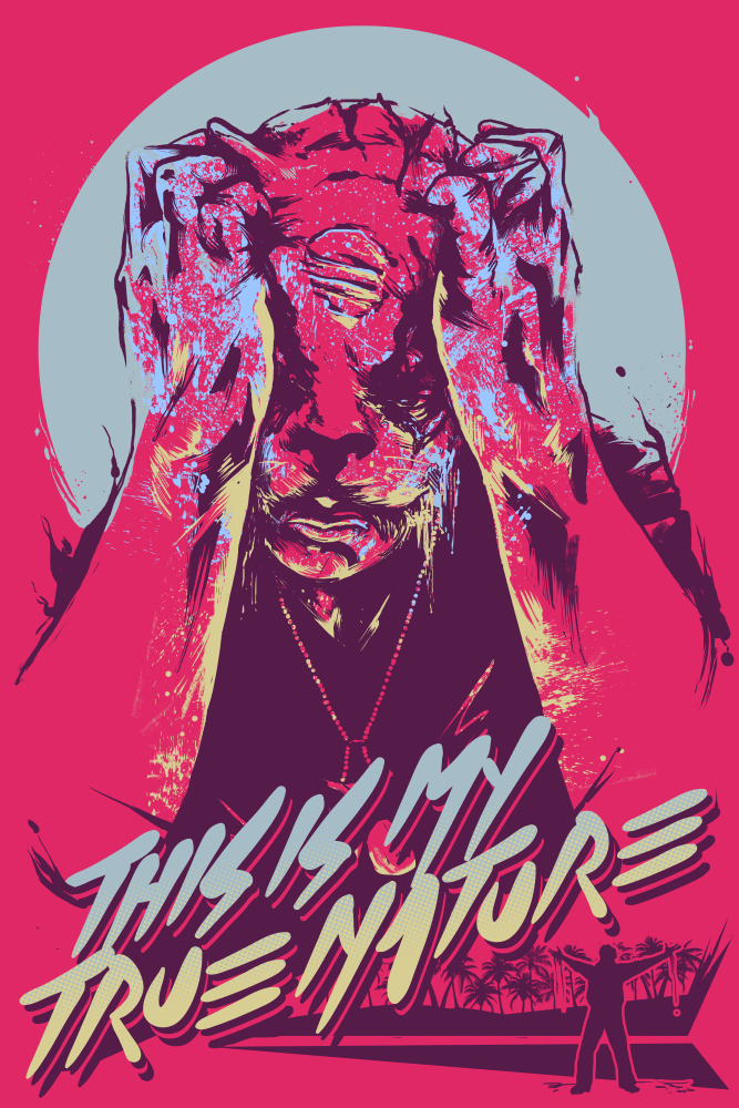hotline miami posters poster game Wrong Number hotline miami 2