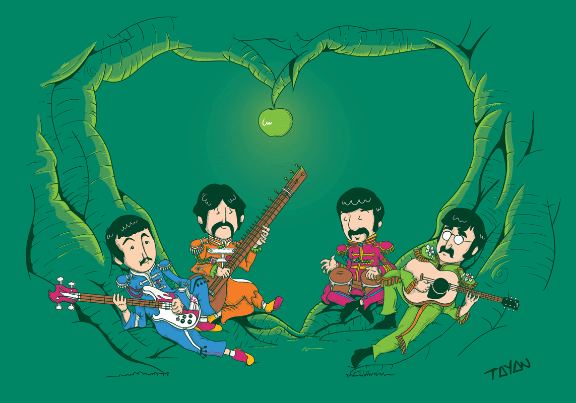 the beatles Beatles beatles cartoon Love