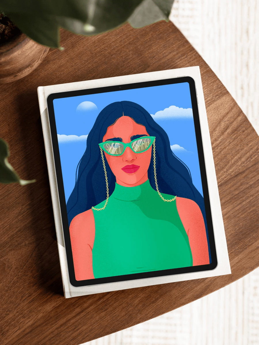 ILLUSTRATION  magazine summer Sunglasses femalecharacter digitalart DigitalIllustration artwork artist Character design 