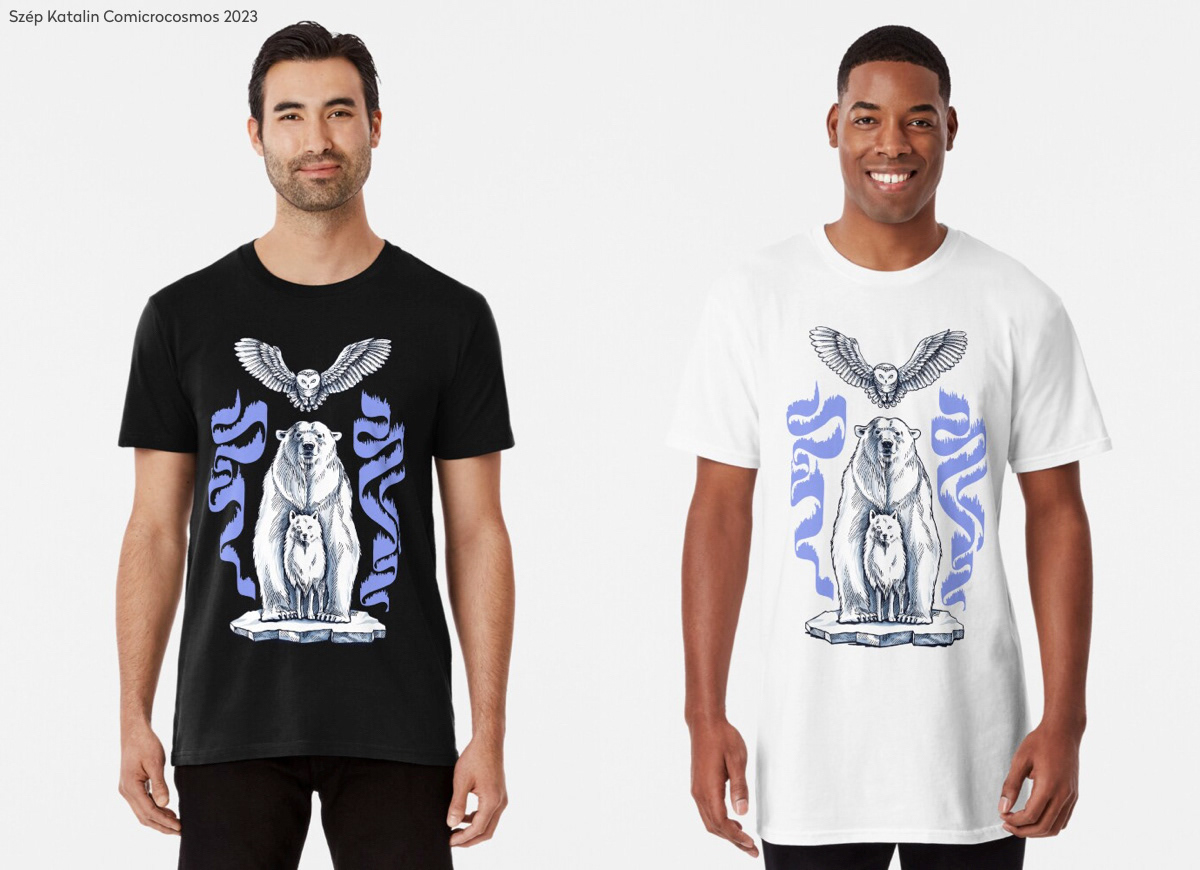 t-shirt Arctic animals Apparel Design streetwear zoo