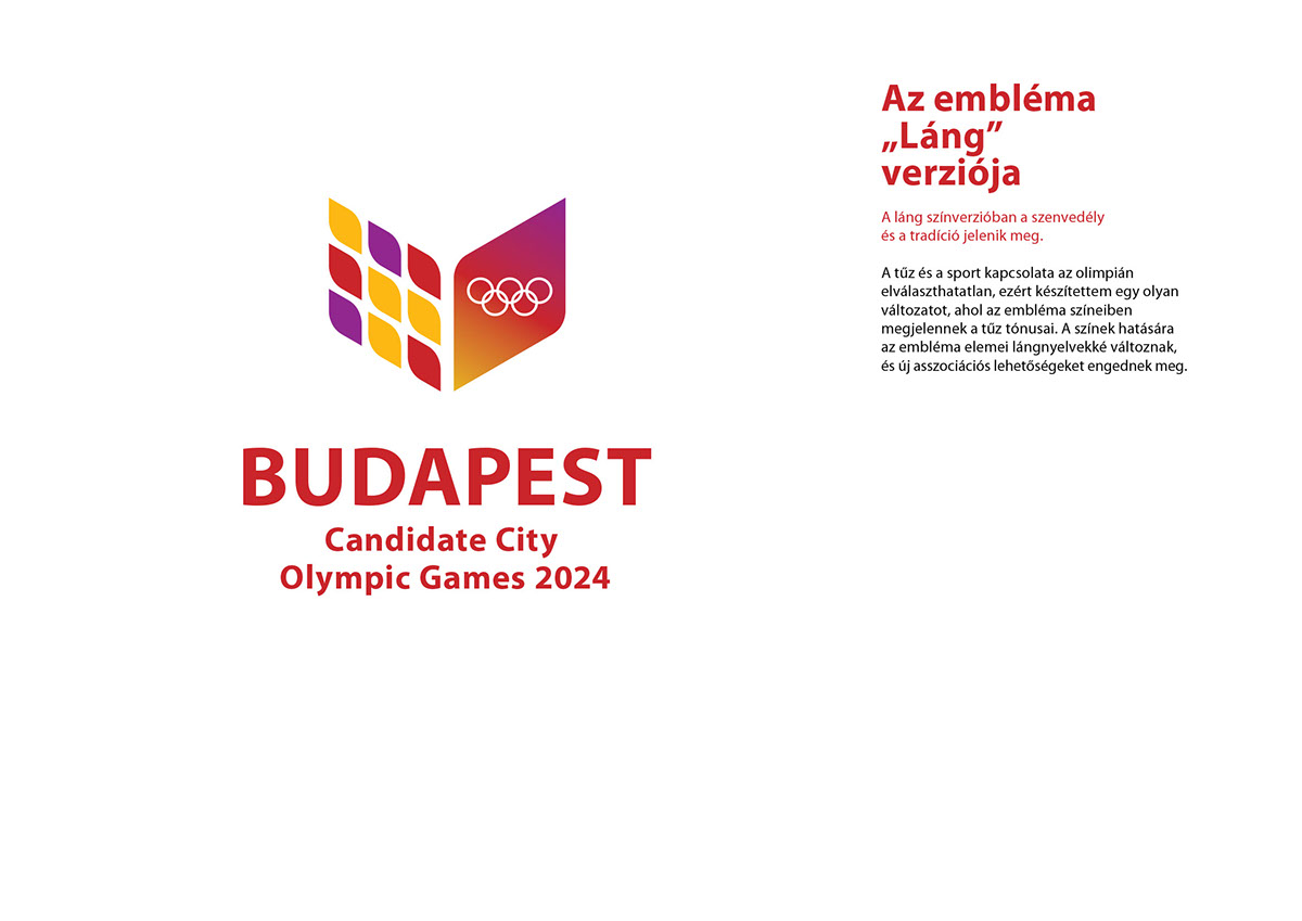 olympic Olimpia candidate city logo brand rubic rubik's cube rubik hungarian identity contest cube sport budapest