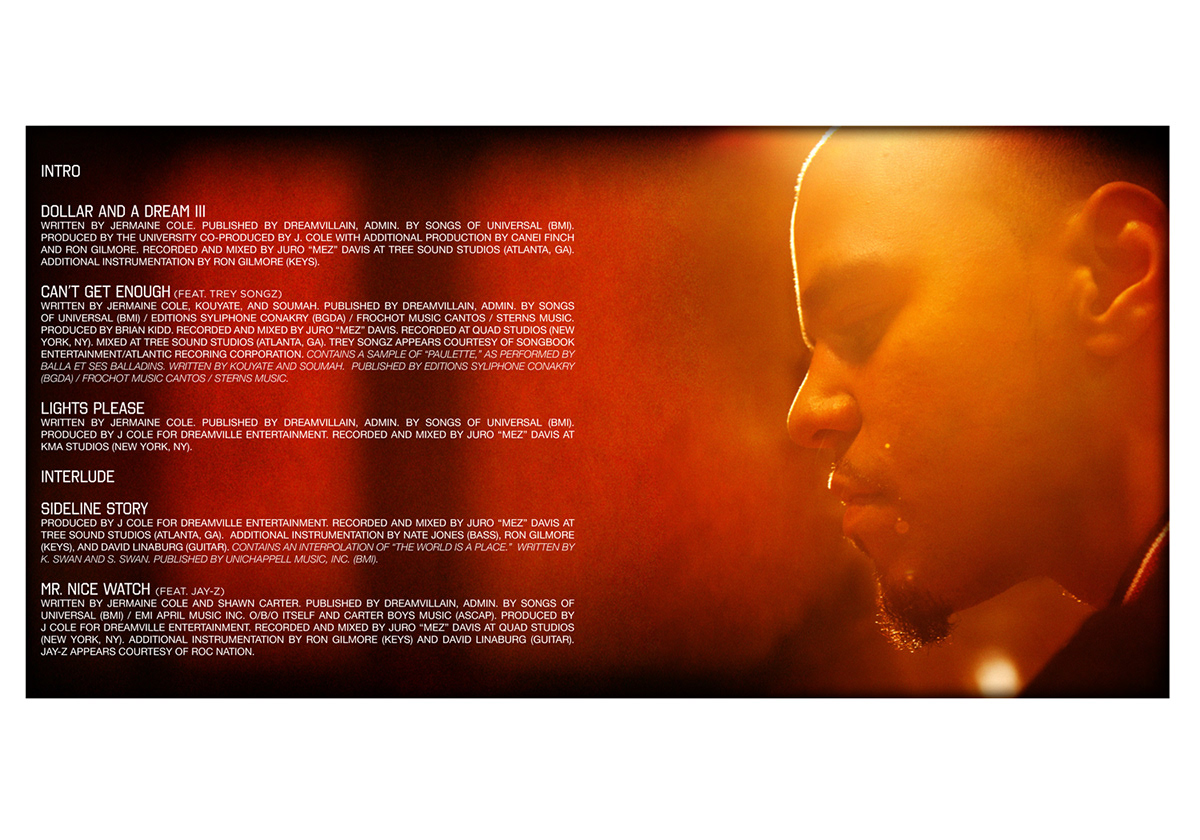 j cole j. cole hip hop rap music design Album design packaging design