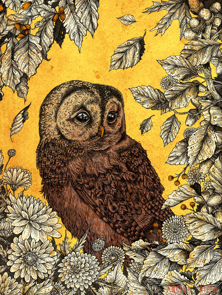 owl bag purse Accessory Fall tou.b bags angela rizza autumn seasonal canvas Tote