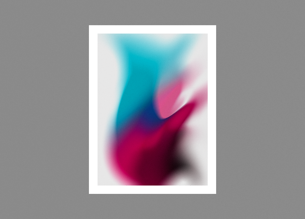 visual gradient poster colorful abstract