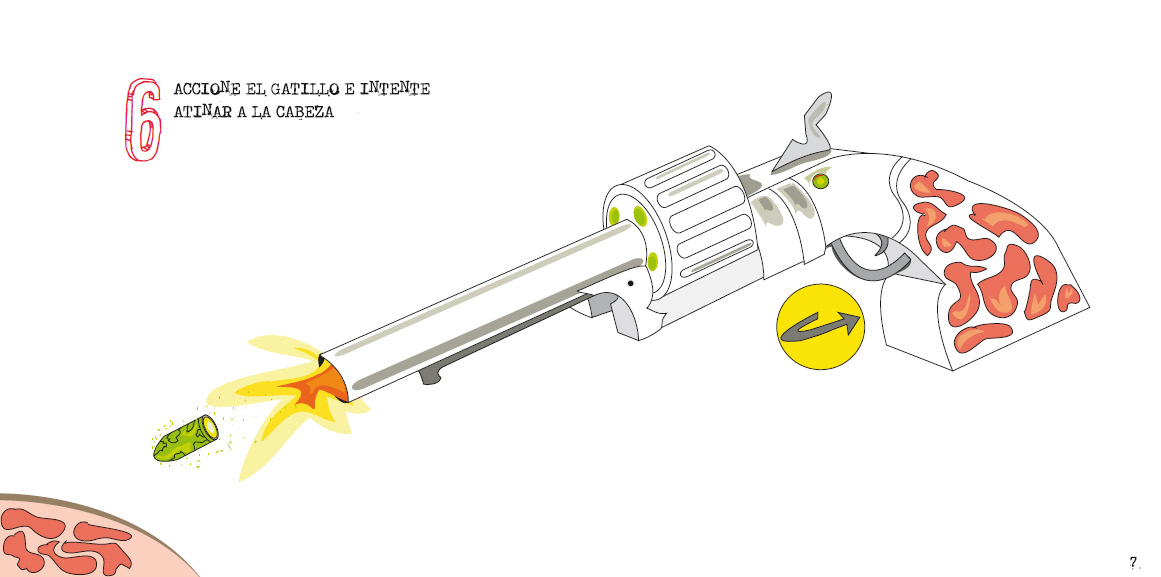 Usuario manual neuro Revolver balas balass plasma PLASMICAS LUISMO fluorescente PCIENTE Verde cabeza Confusion