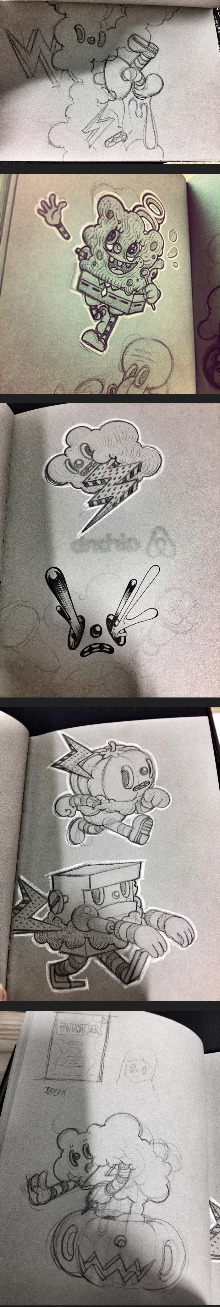 08AM art artist Character parakid sketch sketchbook illust