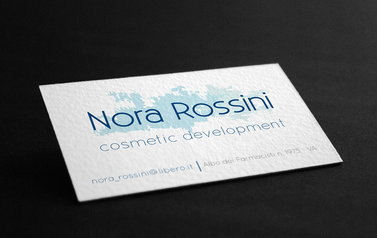 business card Cosmetic consultant