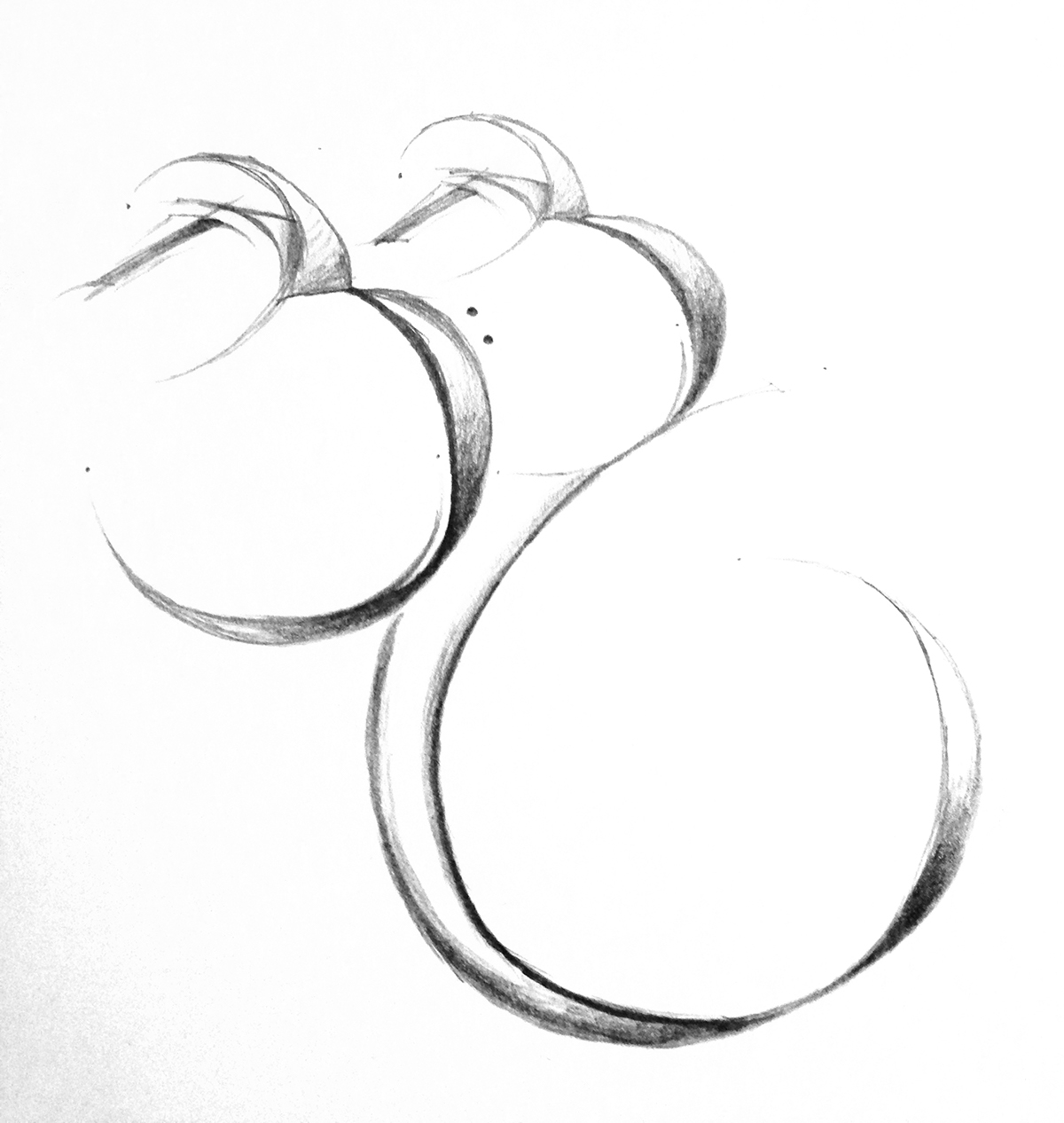sketch numbers lettering pencil