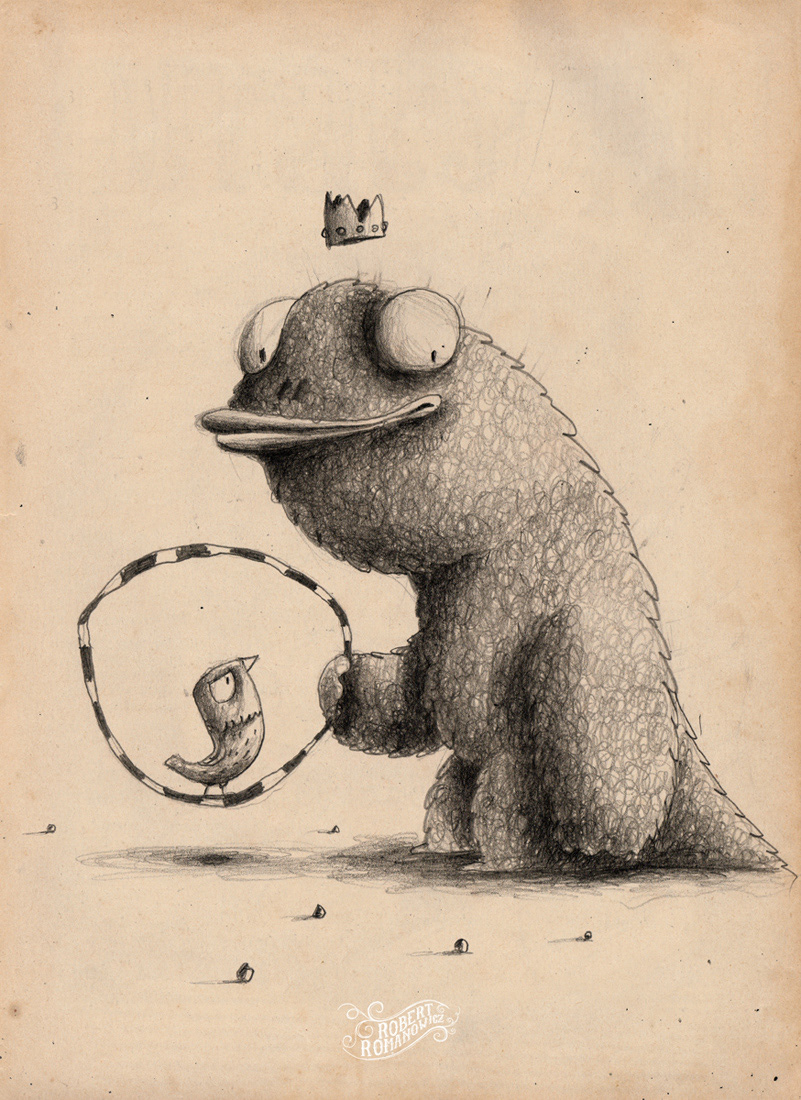 handmade Illustartions sketches sketchbook monsters Retro vintage characters Character design 