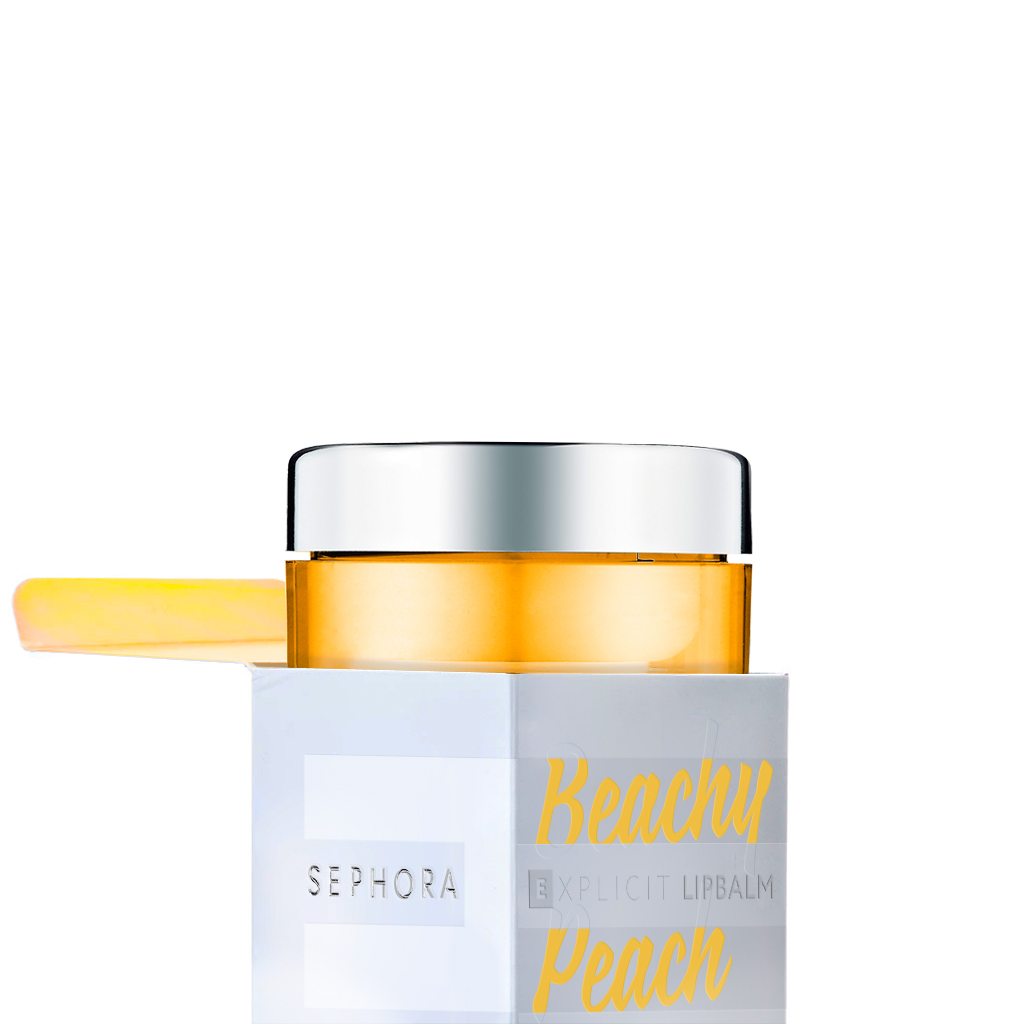 makeup logo design box jar Layout sephora lipbalm explicit Summer2014 package design  product beauty