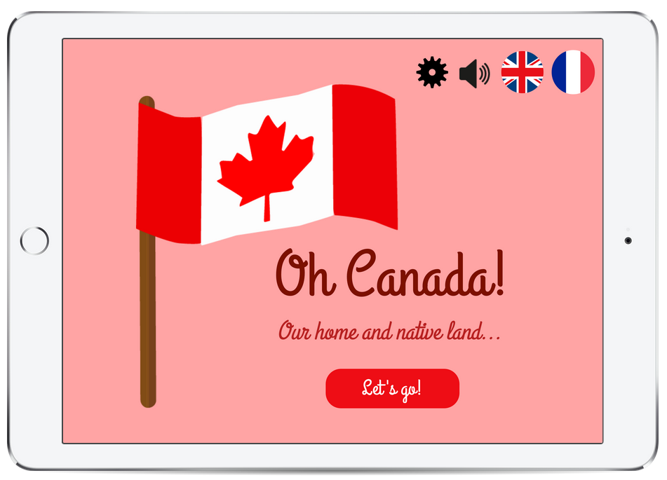 Canada Geography application app Education educational Edutainment Canadian children kids
