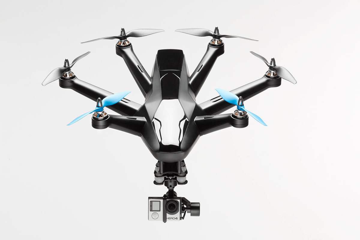 Squadrone drone Hexo+ Kickstarter camera gopro ces Showstoppers hexo+ design observeur du design xavier delerue