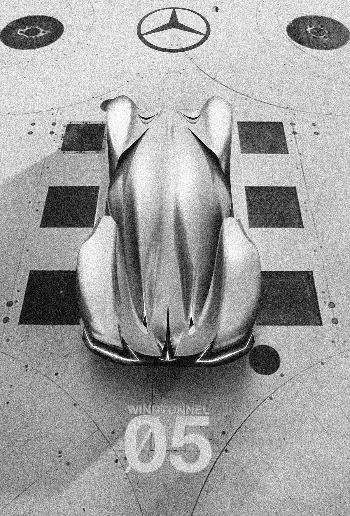 design concept LeMans race car mercedes AMG PETRONAS michelin transportation photoshop silver sketch