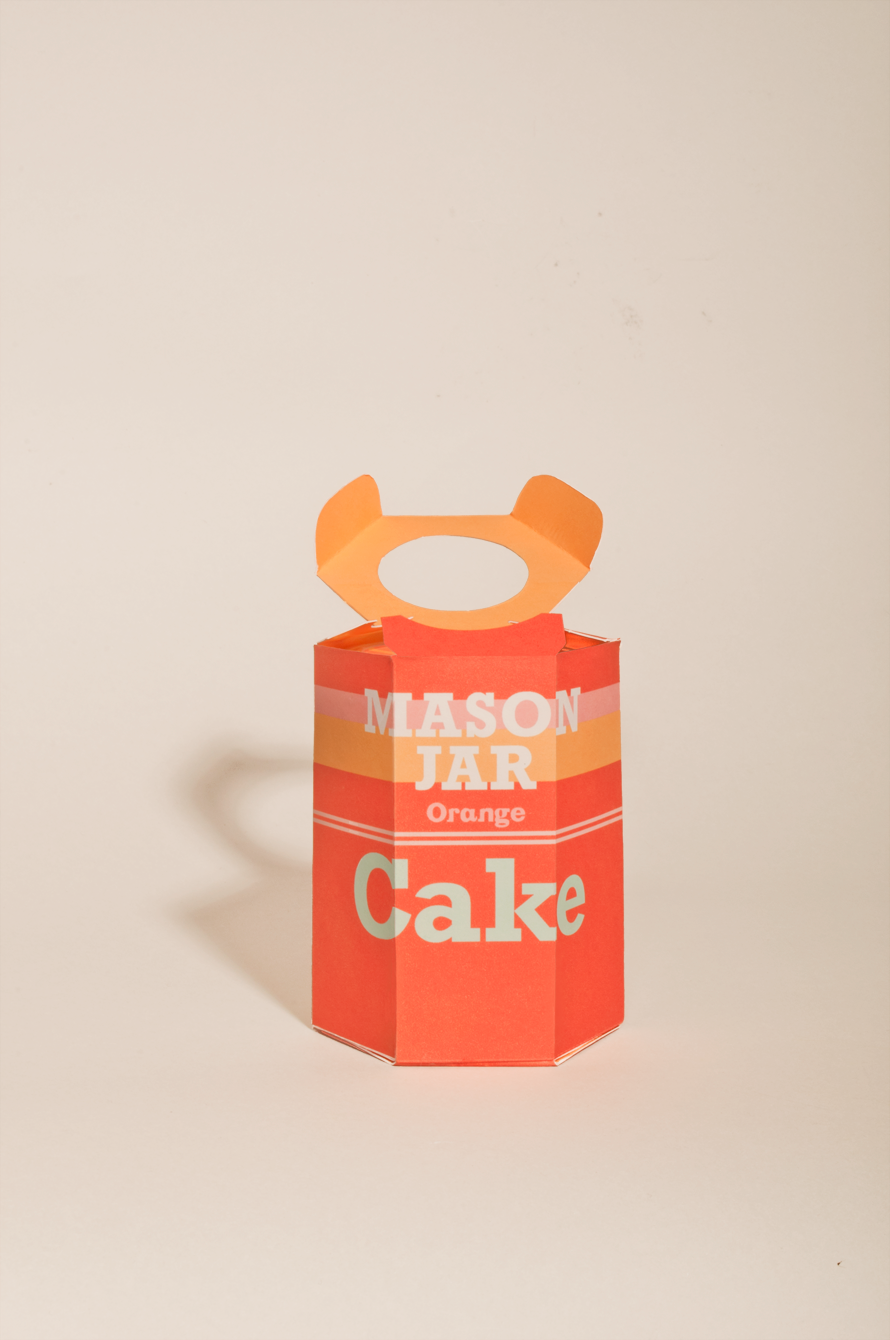 mason jars package design  baking DIY