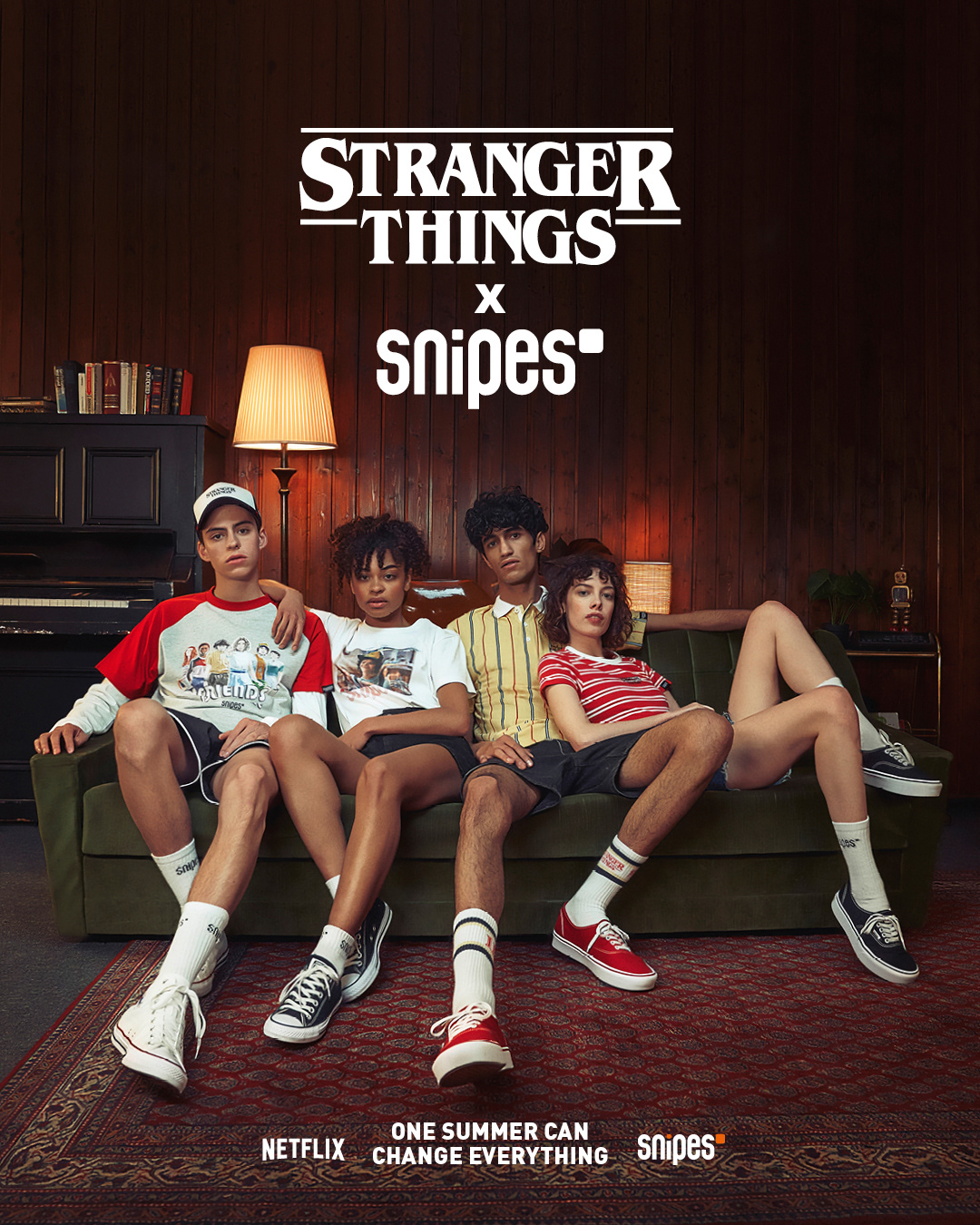 StrangerThings Snipes stranger things strangerThings3 Netflix Advertising  clothes brand series