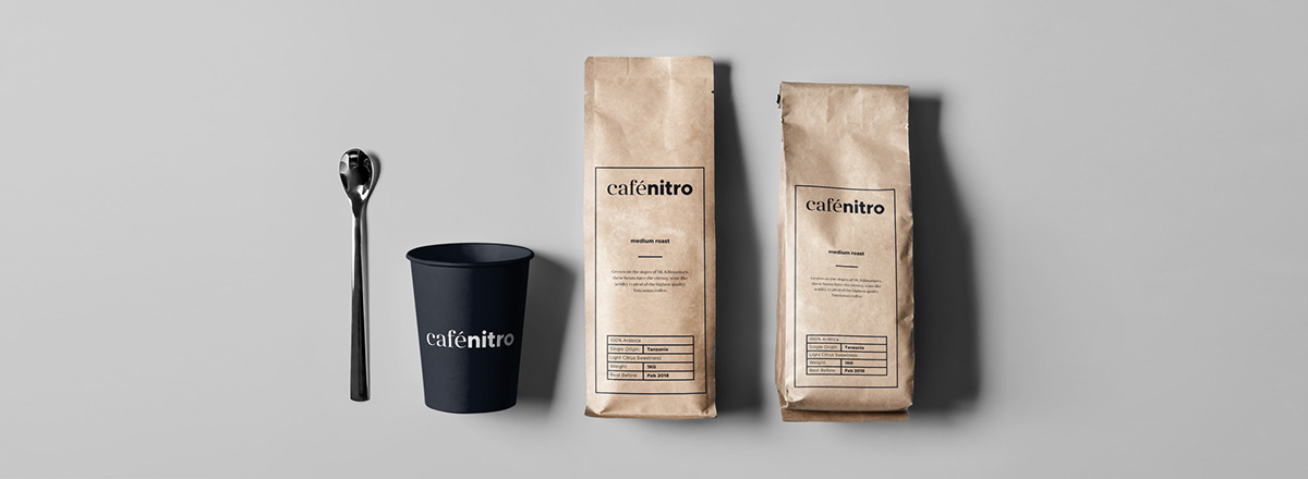 Coffee package beverage drink logo branding  Pack Paper Cup identity typography  