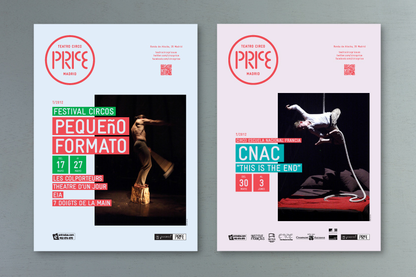 price  teatro circo  Circus madrid toormix cultura Rebrand Circo Price circo circo contemporáneo posters pere pinyol