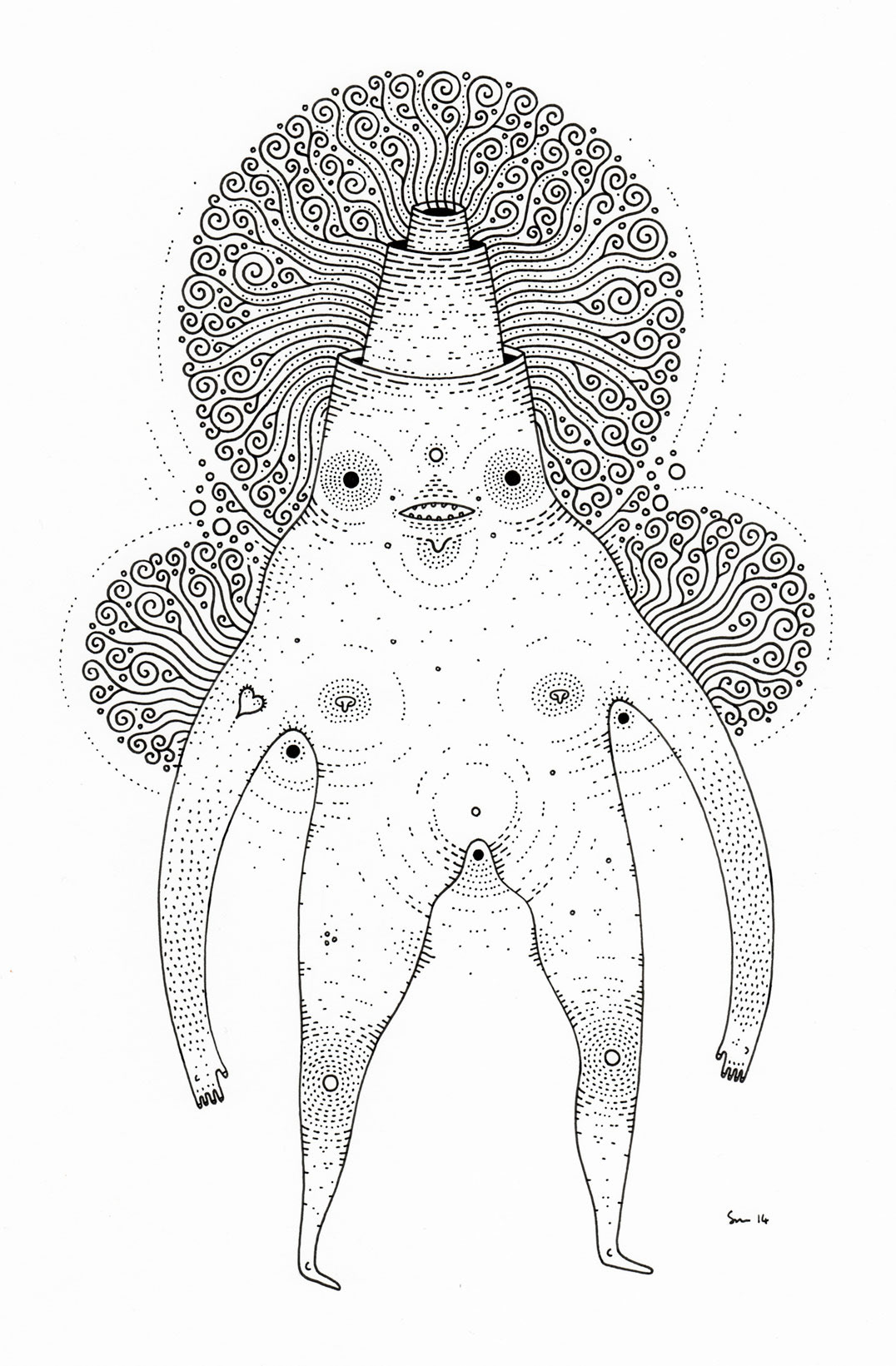 cosmic nuggets draw pens Pencil drawing graphics design characters Love frills Nature biology evolution
