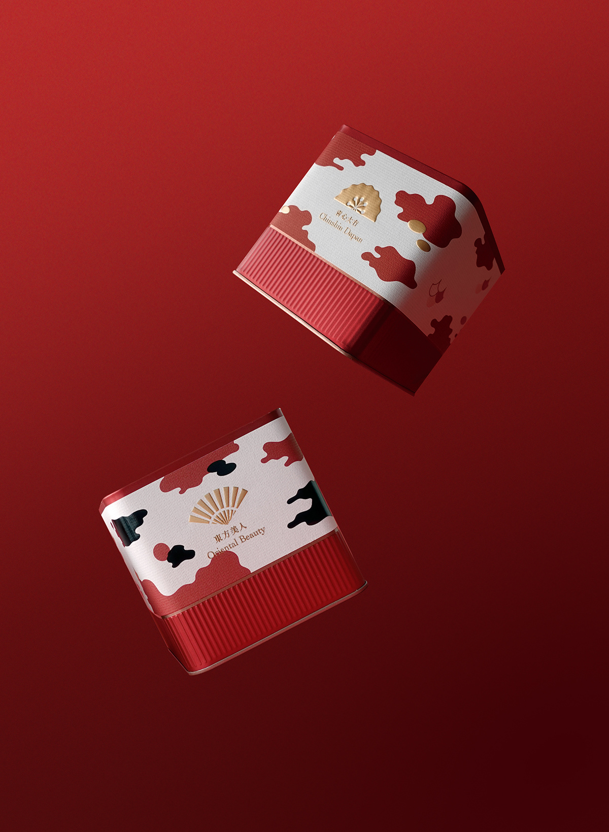 Packaging packaging design tea koi east gift fish Drawing  cny 新年