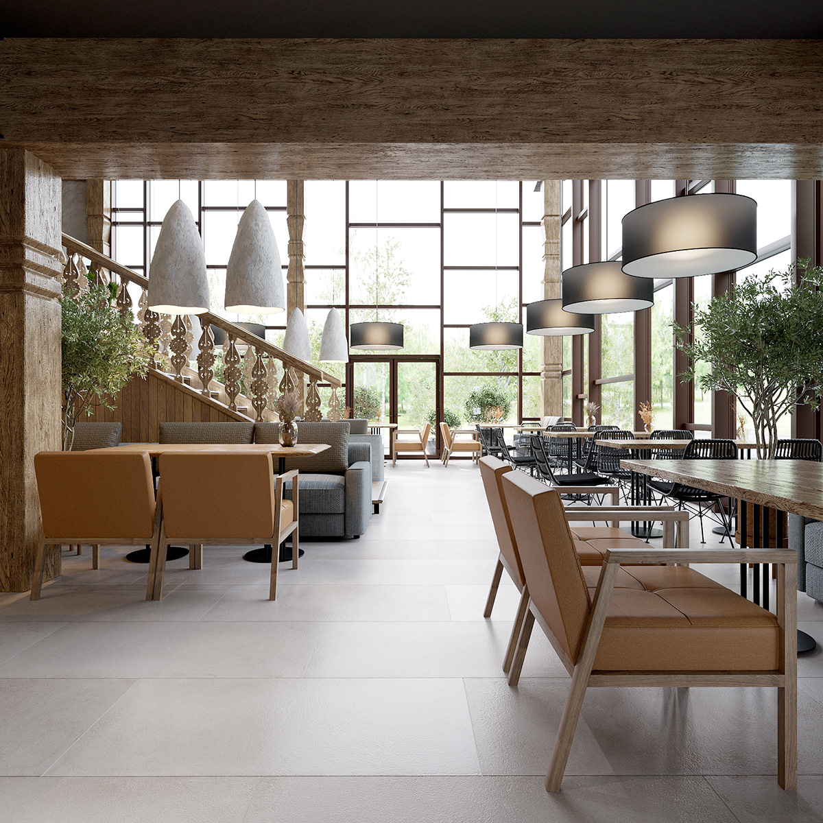 cafe Interior interior design  restaurant visualization дизайн интерьер кафе ресторан