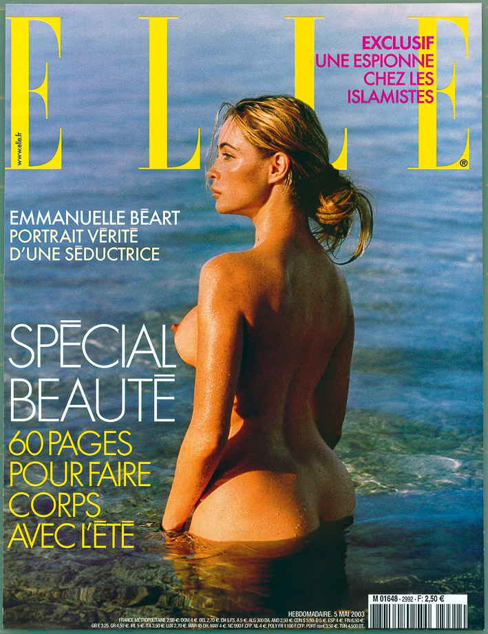 Elle featuring Emmanuelle Béart on Behance