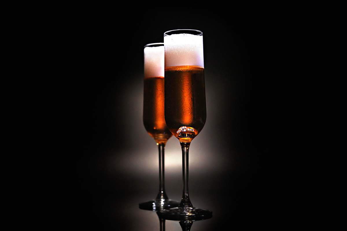 beer Love ring marriage Proposal romantic dinner candle non-conventional bride contest night atmosphere me You