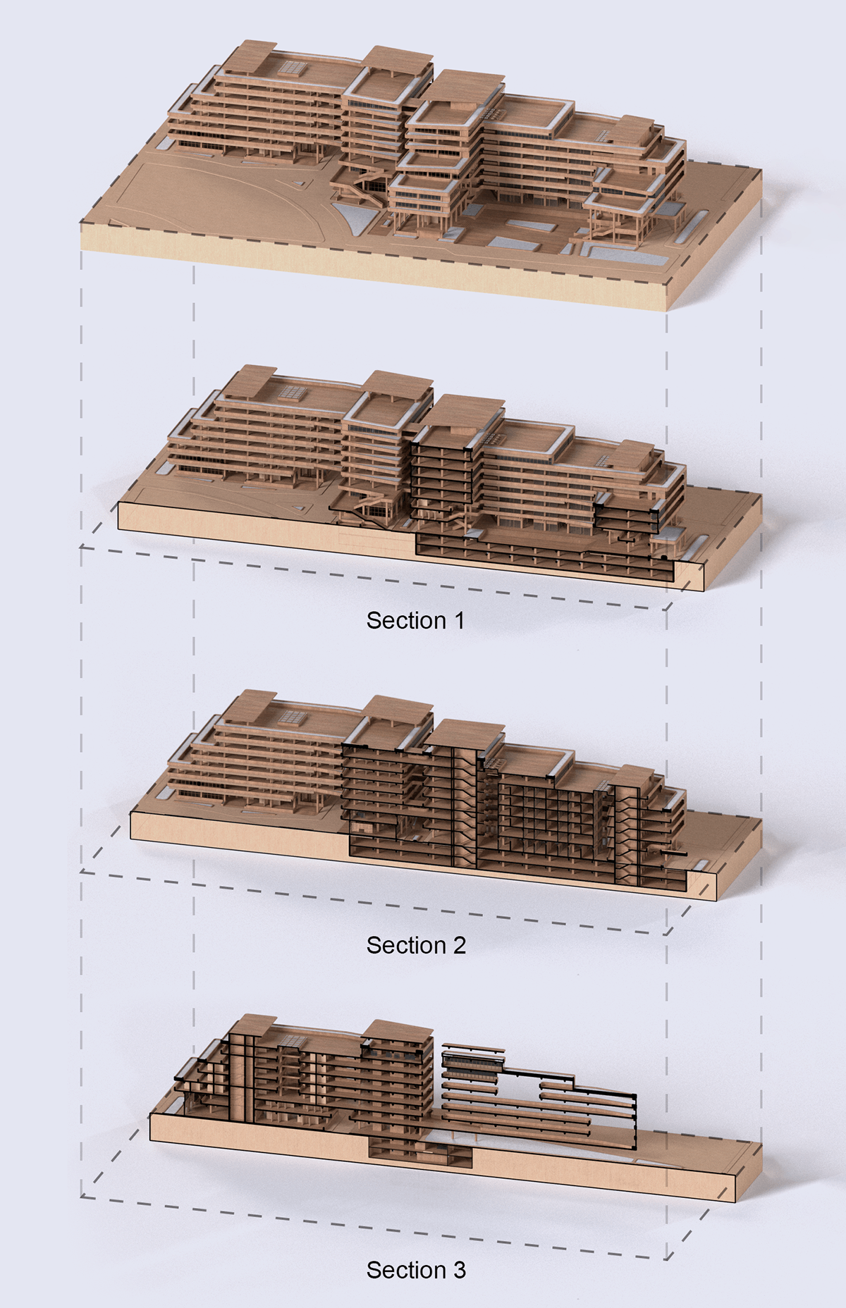 architecture Render visualization 3D archviz sectional perspective diagrams design portfolio
