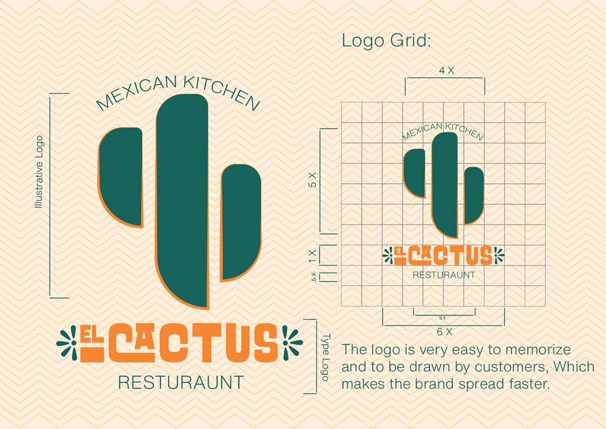 branding  cactus Food  graphic design  ILLUSTRATION  logo Logo Design Mexican Packaging restaurant
