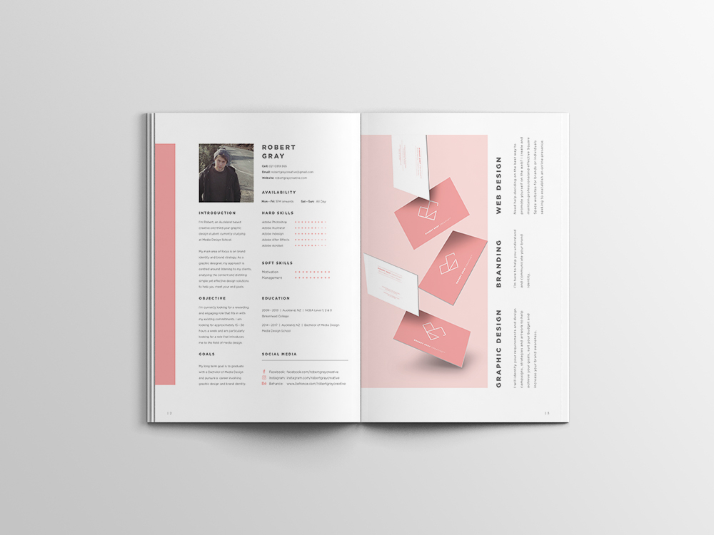 graphic design portfolio  u2014 minimal  simple on behance
