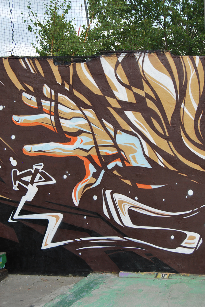 Wood spirit. Berlin 2013 (Yaam - Urban Art Clash)