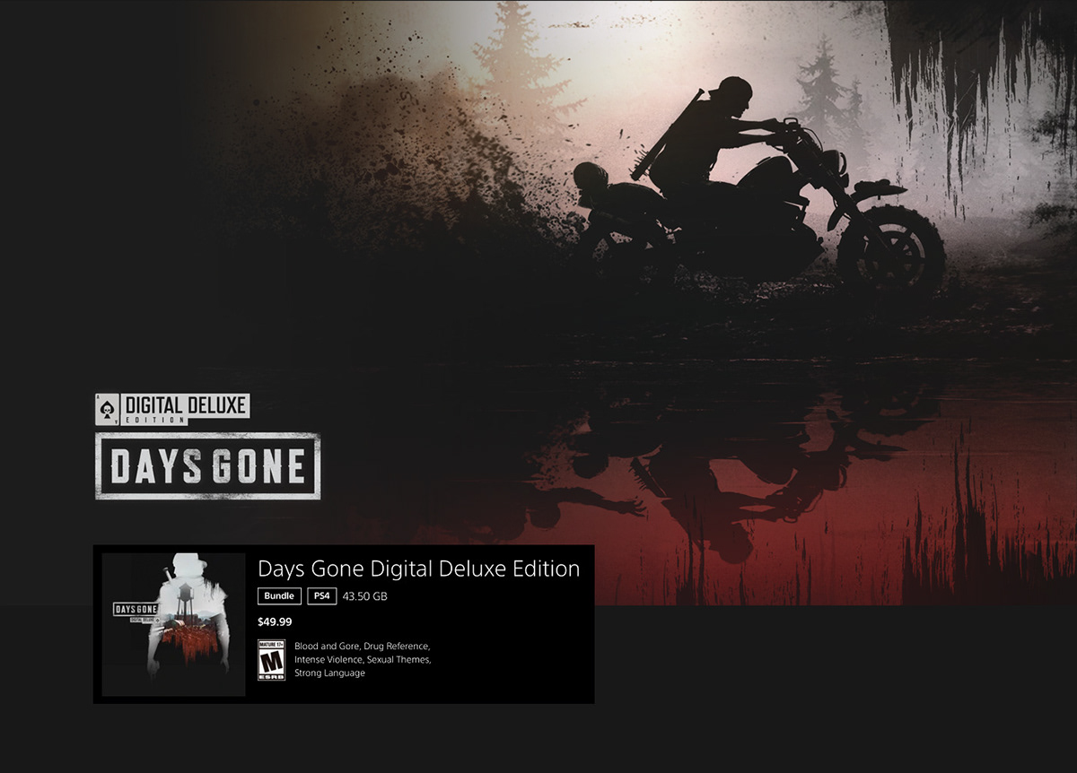 DAYS GONE SPECIAL EDITION COVER on Behance