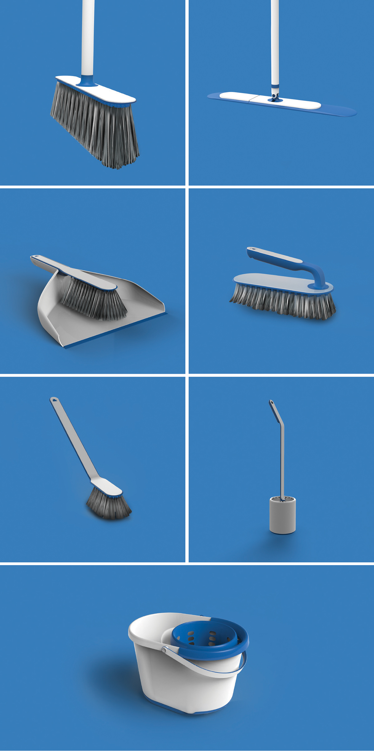 household brush product design range branding 