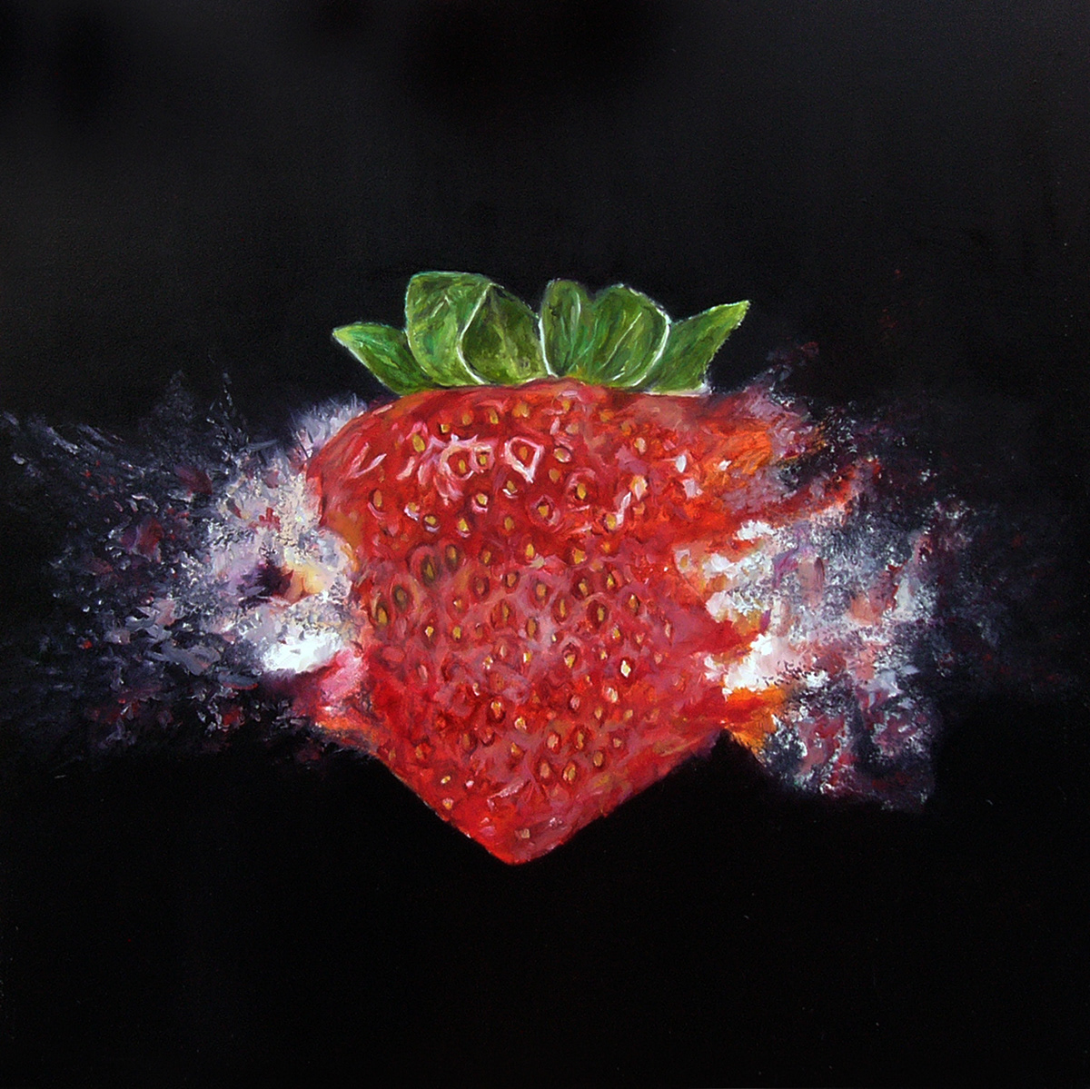 strawberry shot Fruit Destroyed