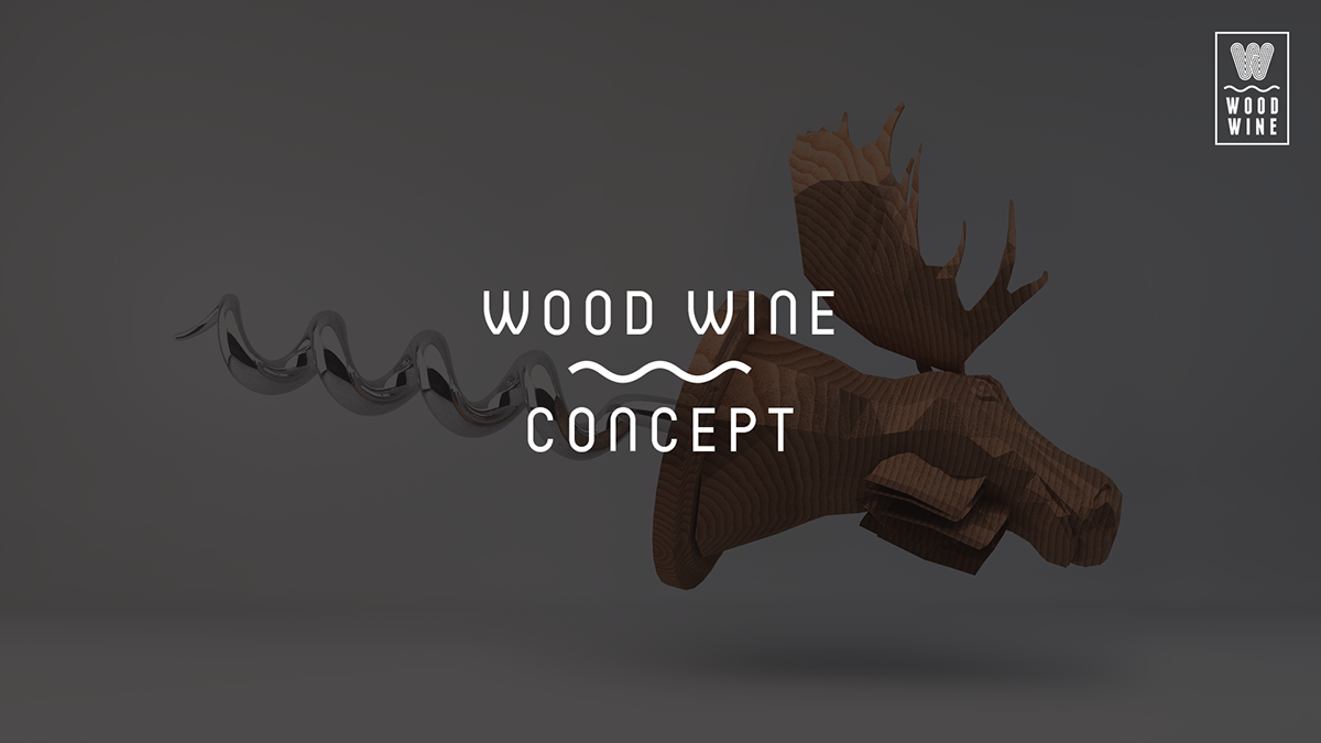 wood wine Packshot