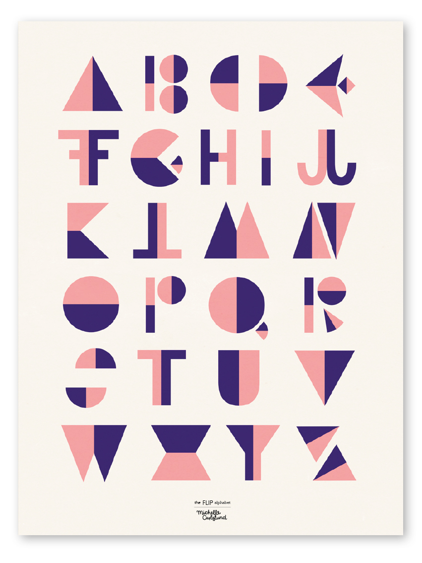 letters lettering HAND LETTERING alphabet blue geometry pink nordic simple clean