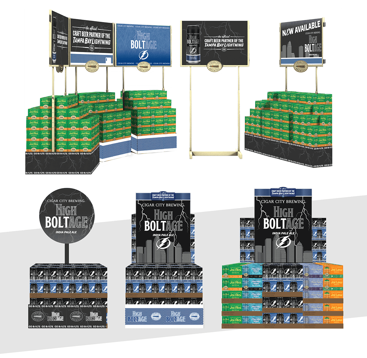 beverage branding  cigar city design florida hockey NHL Packaging product Tampa Bay Lightning Adobe Portfolio