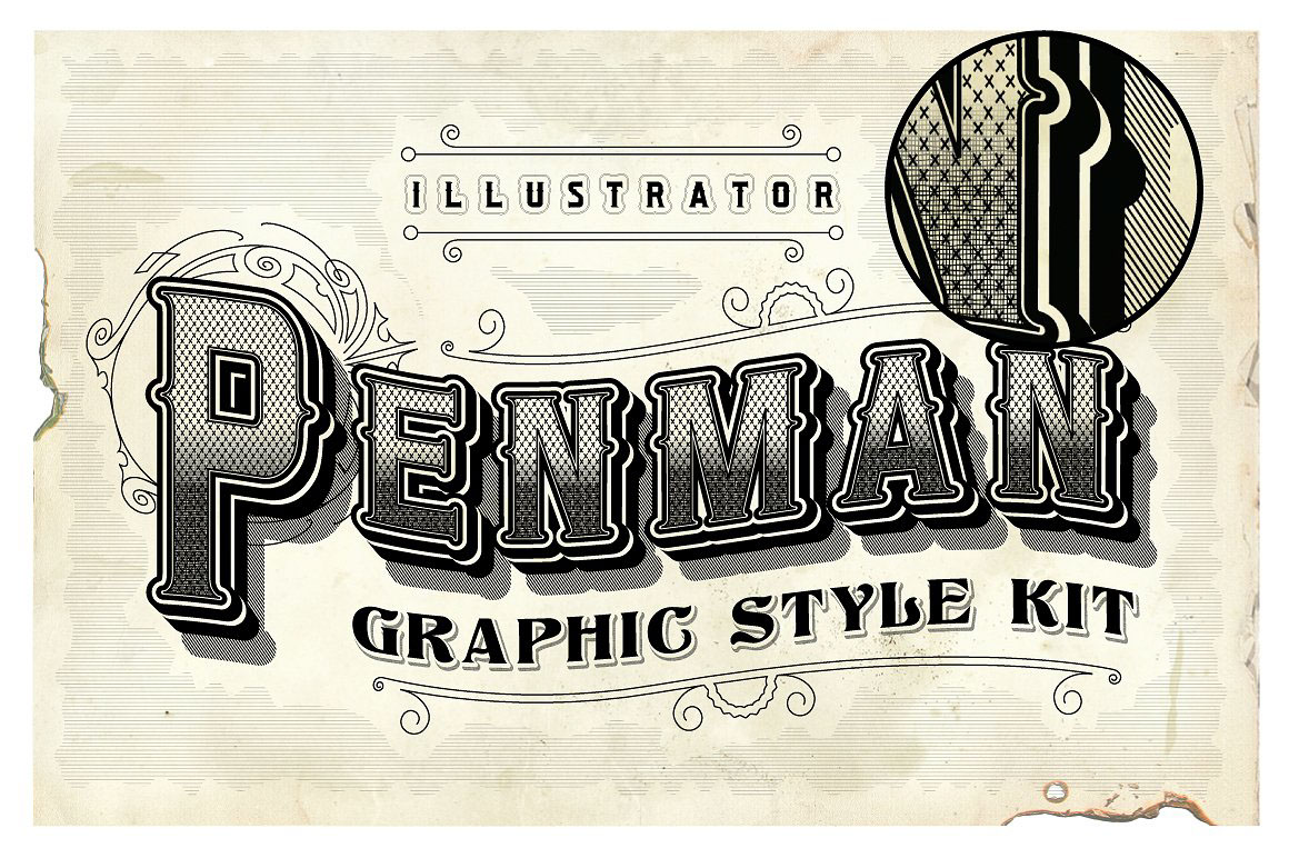 Victorian typography   graphic styles Illustrator ephemera vintage old lettering
