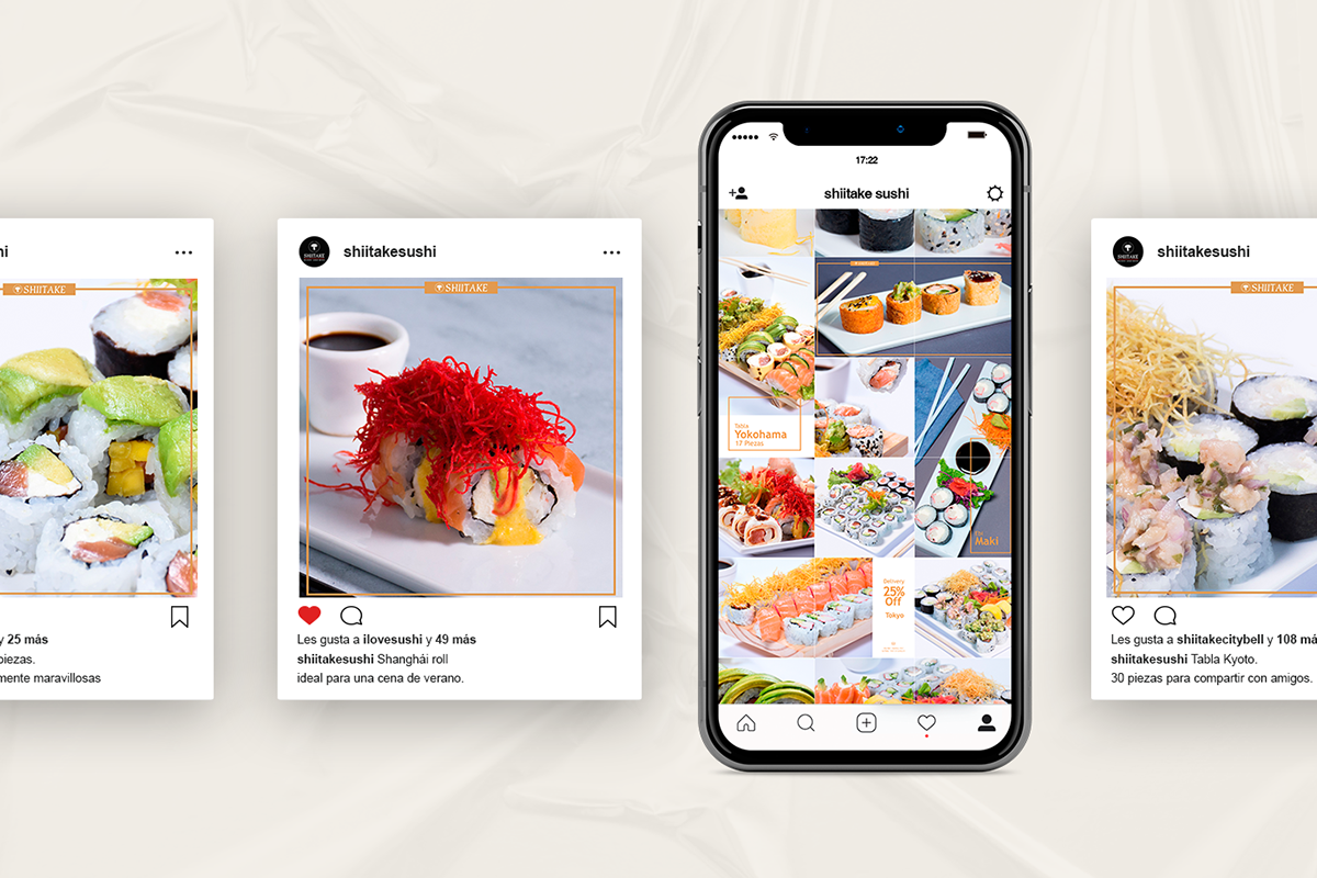 branding  Food  logo redes sociales social media Sushi brand identity Japonese Food restaurant Logo Design