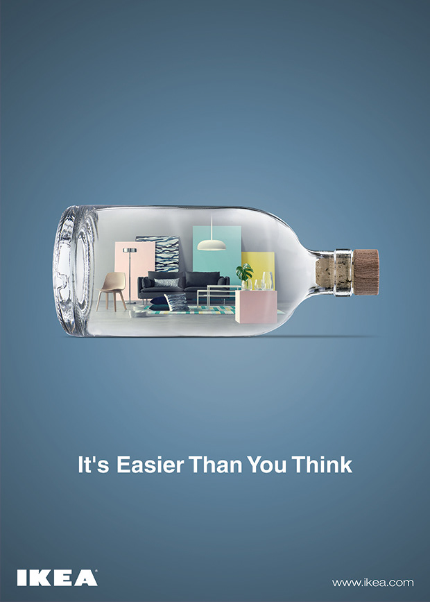 ikea ads creative advertising poster Advertising  creative thinking Creative Design creative ads ads poster  creative