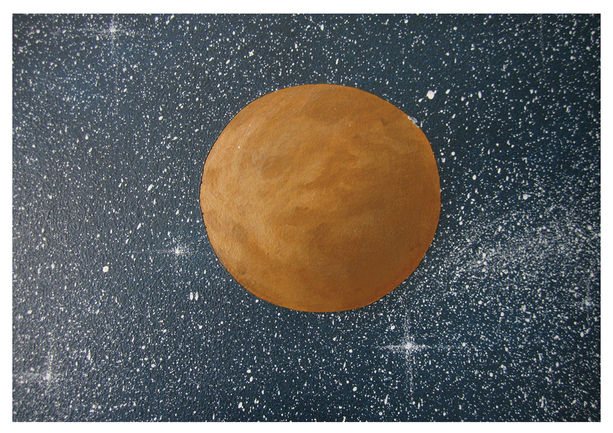 Mural solar system painting   acryllic