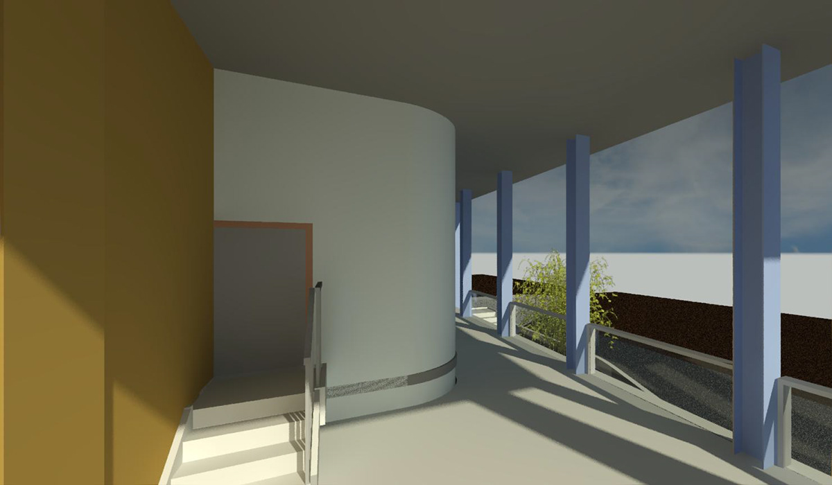 3D revit modeling rendering Le Corbusier