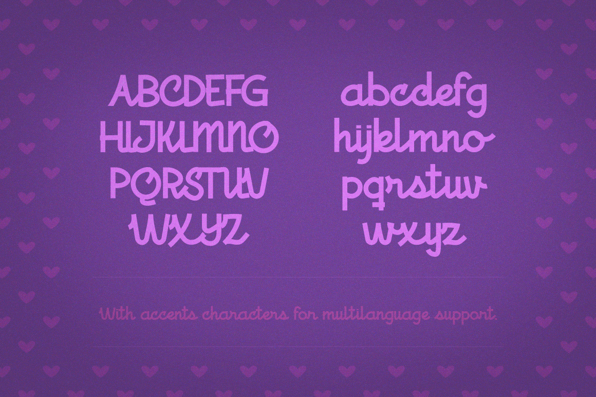 cool cute font free Love Script valentine