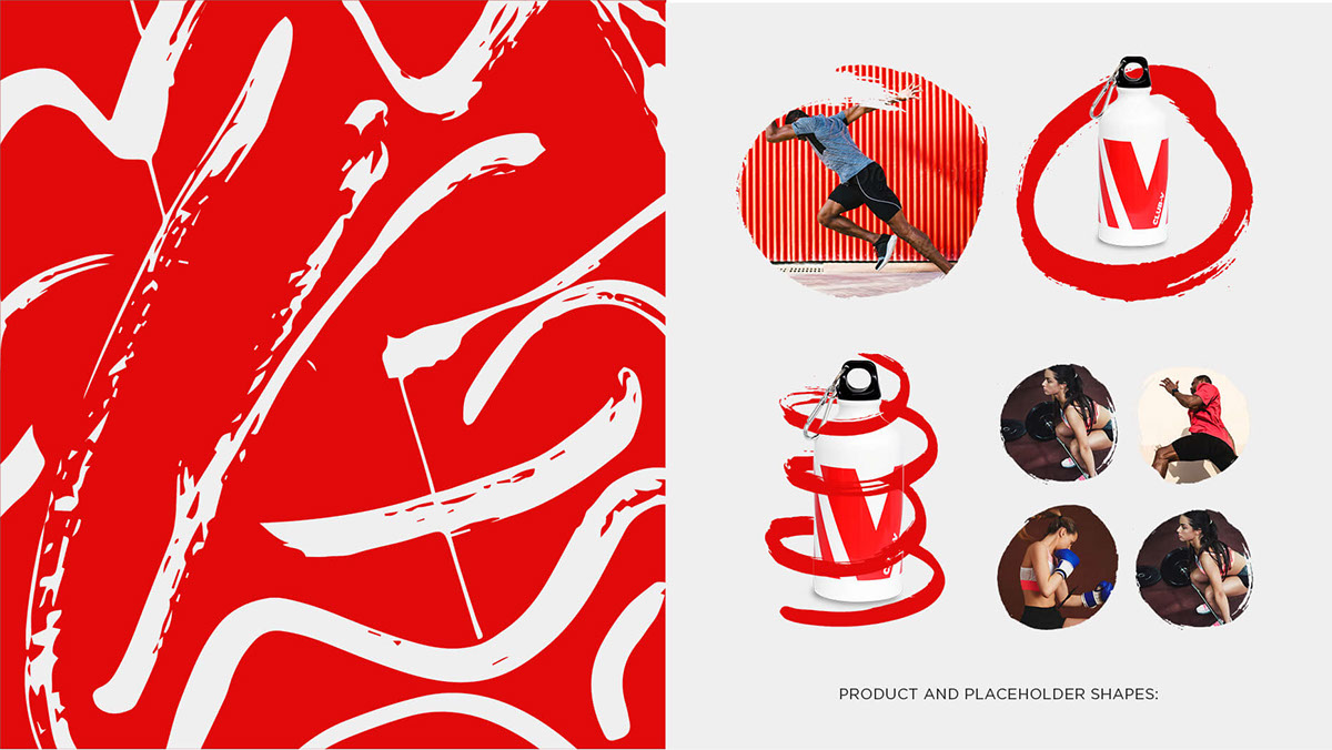 Identity Design campaign virgin active branding graphic design Creative Direction brushwork movement gym markmaking